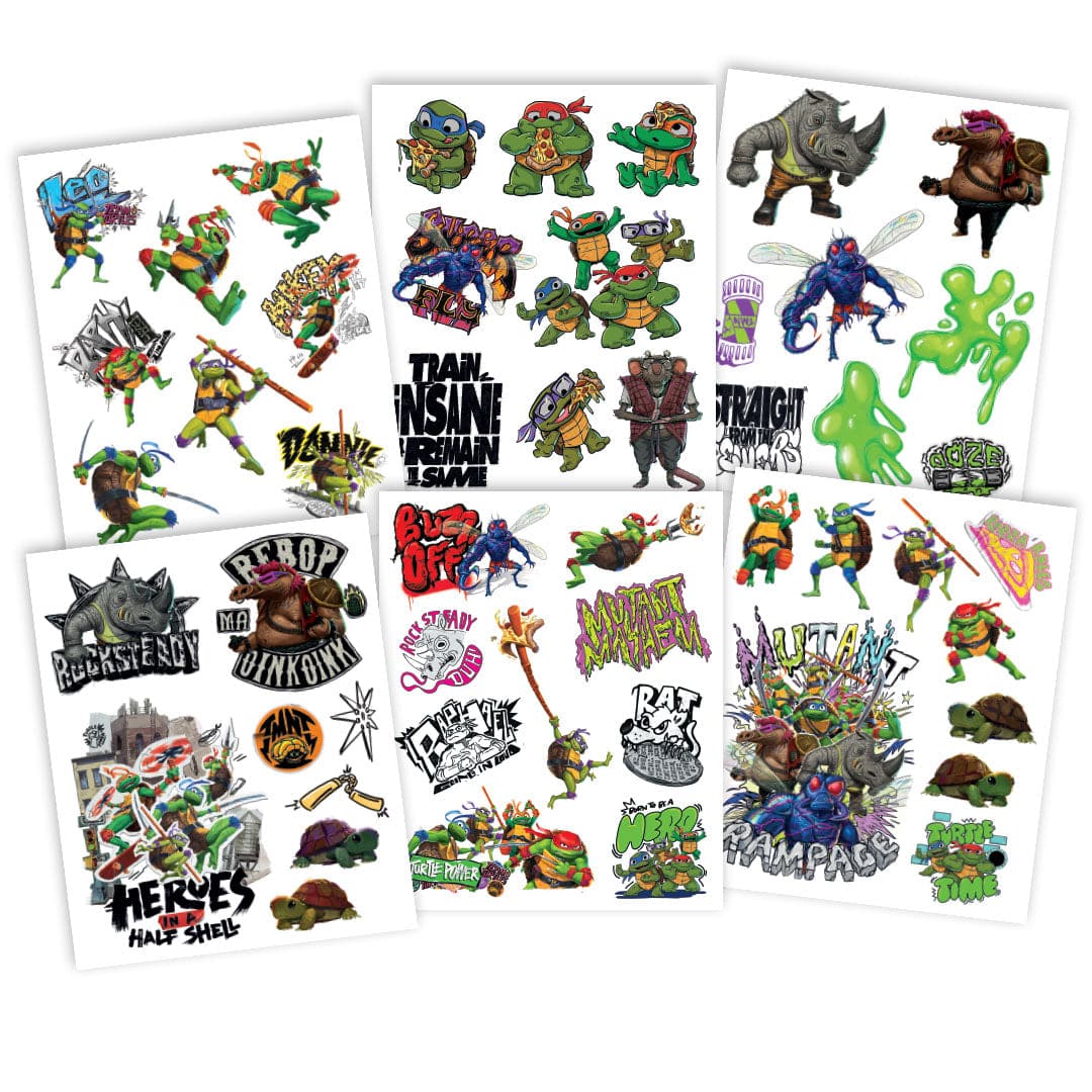 Teenage Mutant Ninja Turtles - Mutant Mayhem Tattoos