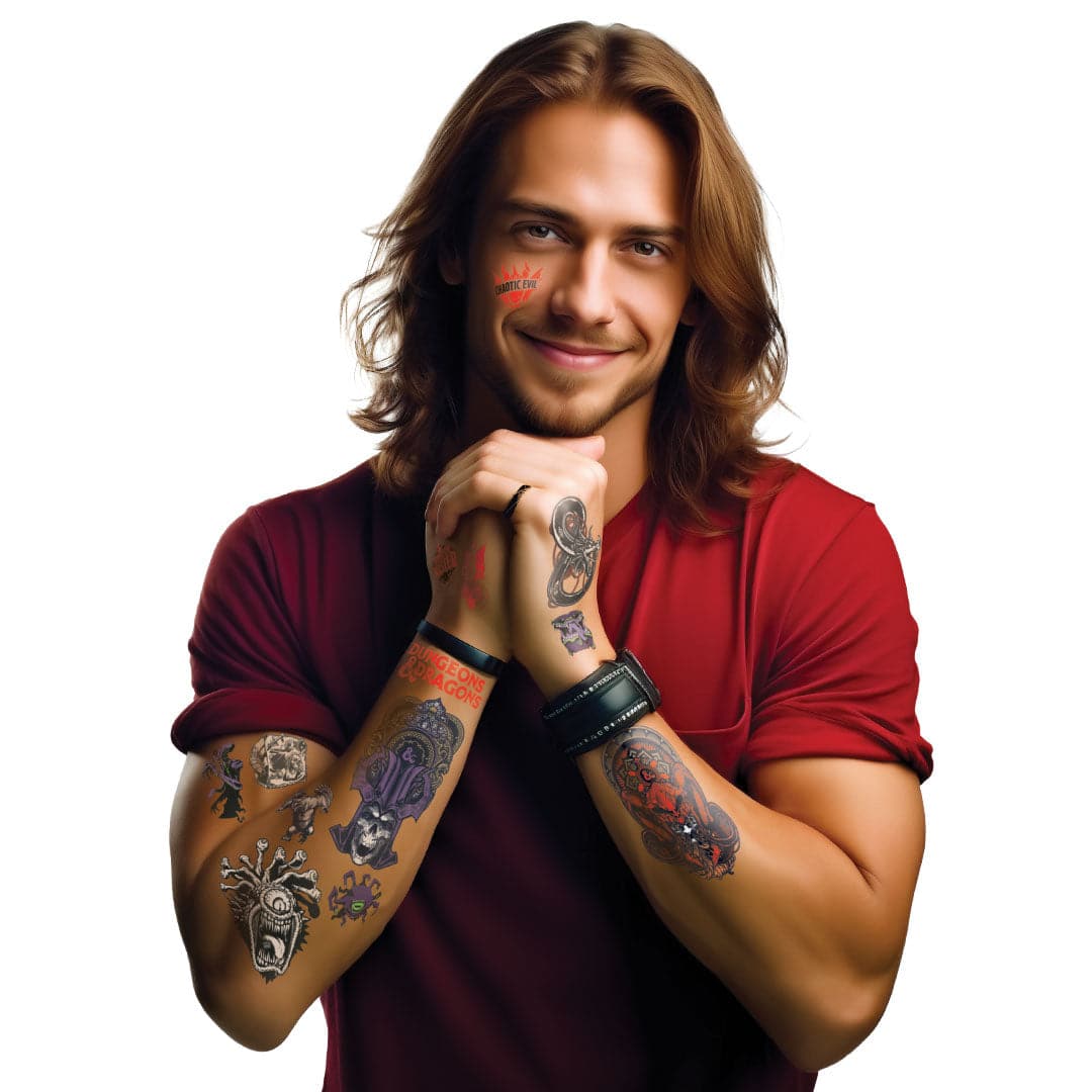 Dungeons and Dragons Flash Tattoo Pouch