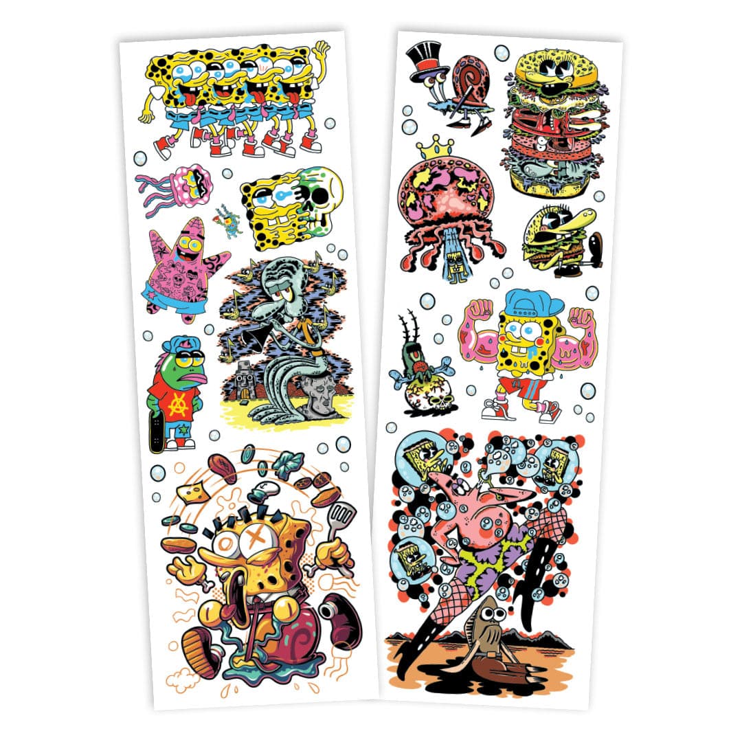 SpongeBob SquarePants Flash Tattoo Pouch