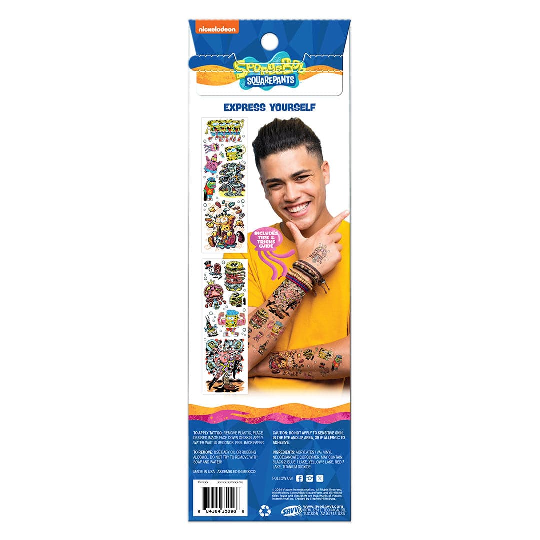 SpongeBob SquarePants Flash Tattoo Pouch