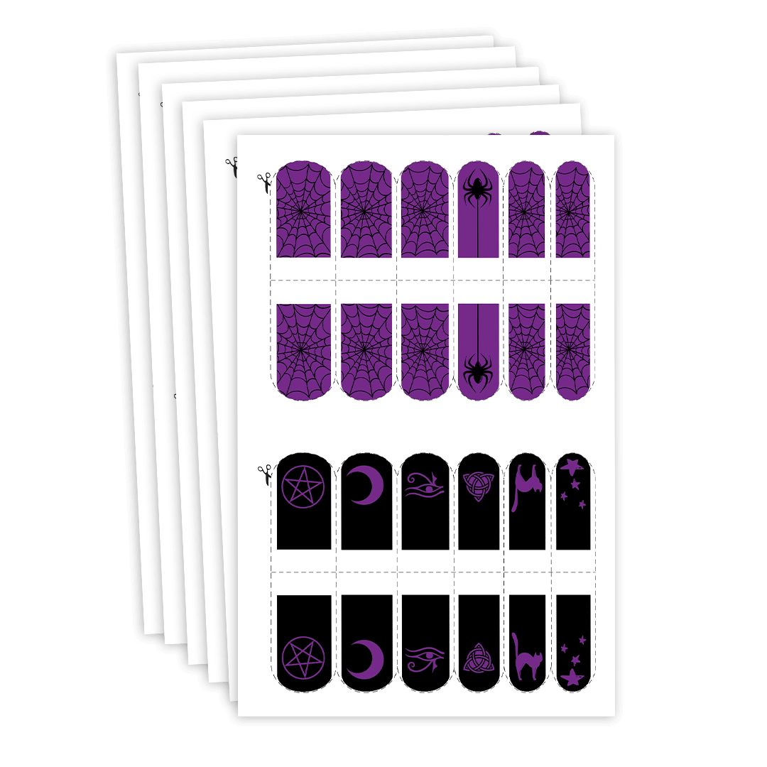 Manic Panic Amethist Nail Tattoo