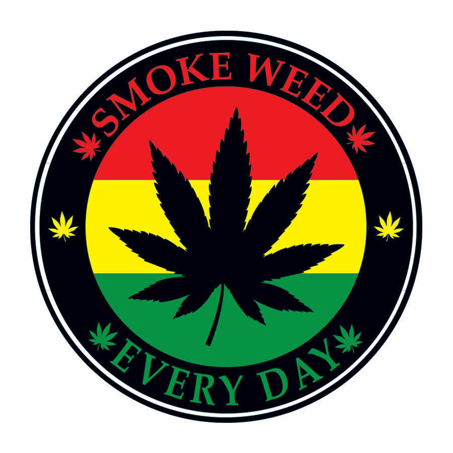 Smoke Weed Temporary Tattoo