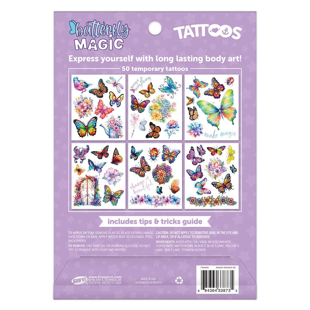 Butterfly Tattoo Pouch by Savvi