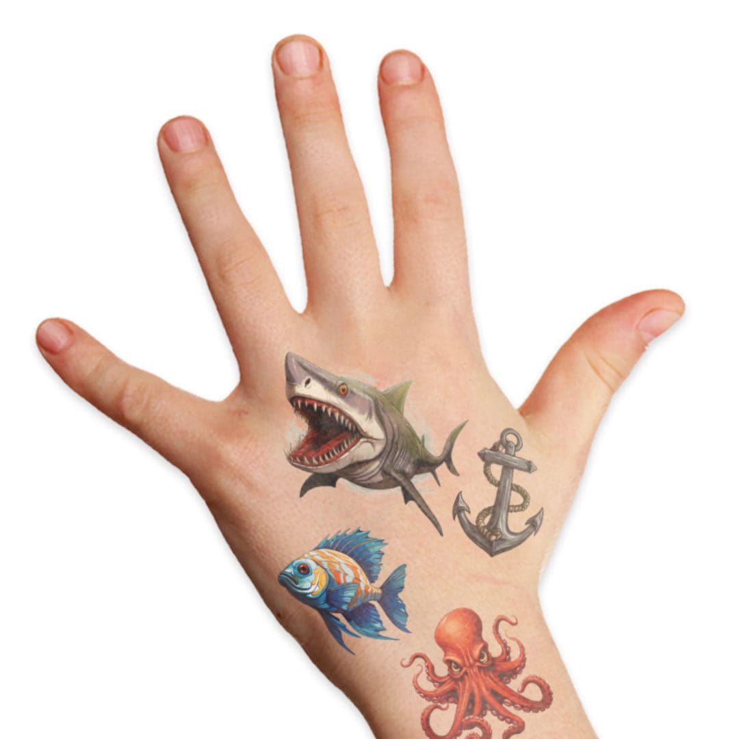 Sea Creature Tattoo Pouch by Savvi