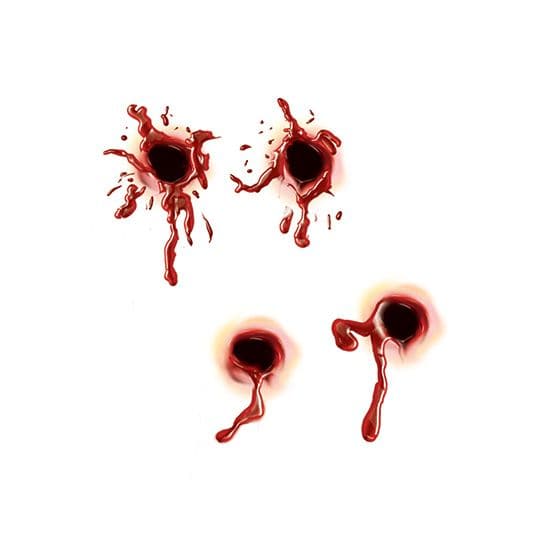 Vampire Kiss Temporary Tattoo