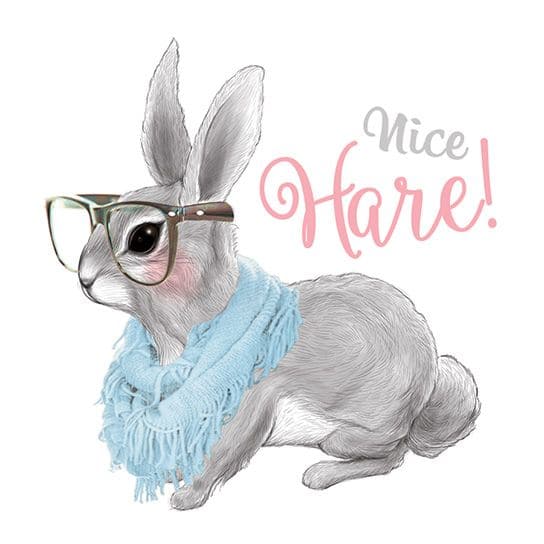 Nice Hare Temporary Tattoo