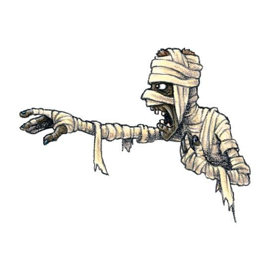 Mummy Temporary Tattoo