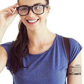 baby got books temporary tattoo