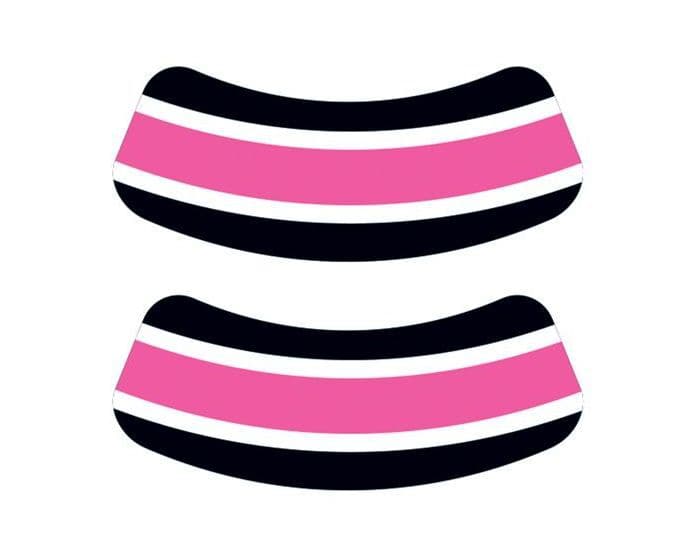 Breast Cancer Awareness Eye Black Temporary Tattoos