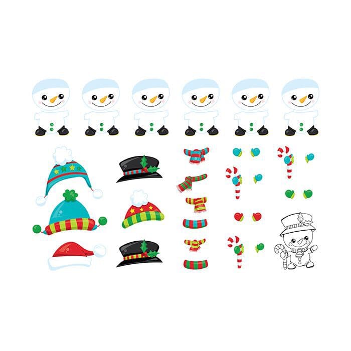 Build-A-Snowman Activity Temporary Tattoo