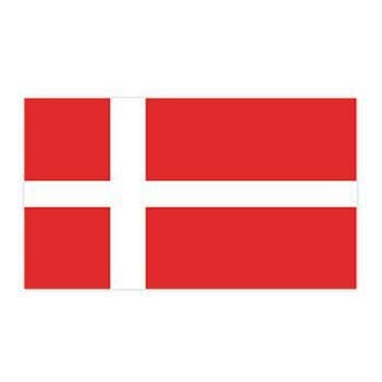 Denmark Flag Temporary Tattoo
