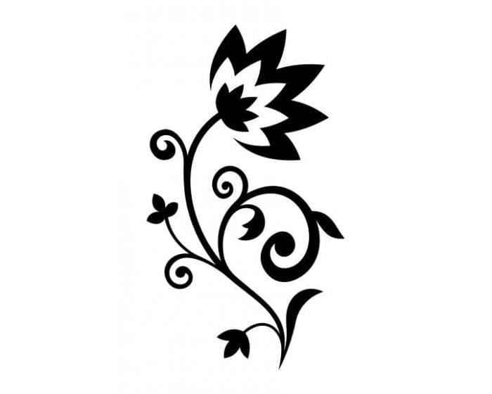 Floral Blossom Temporary Tattoo