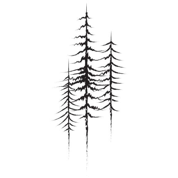Trees Temporary Tattoo