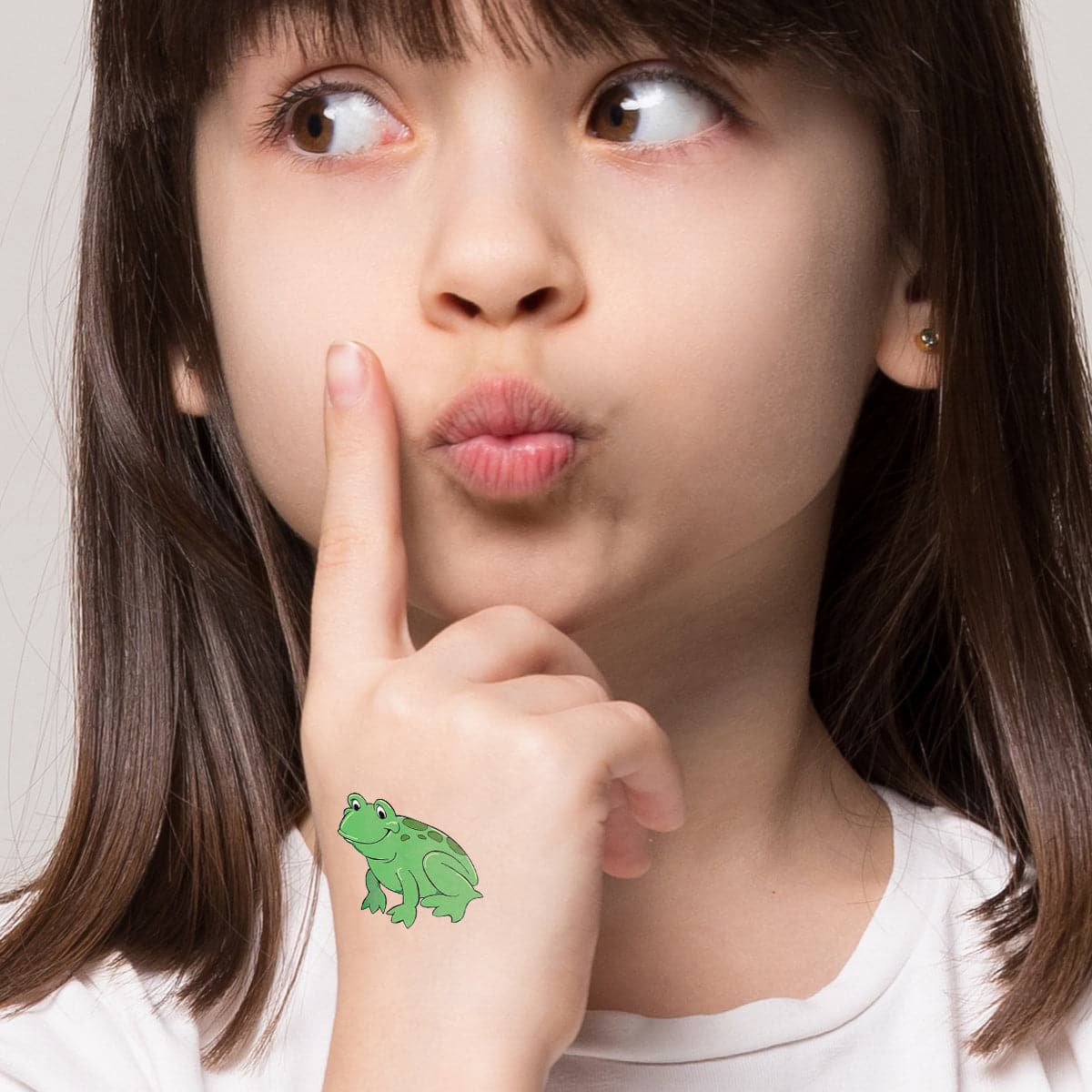 frog temporary tattoo