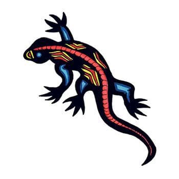 Gecko Temporary Tattoo