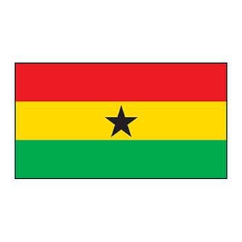 Ghana Flag Temporary Tattoo
