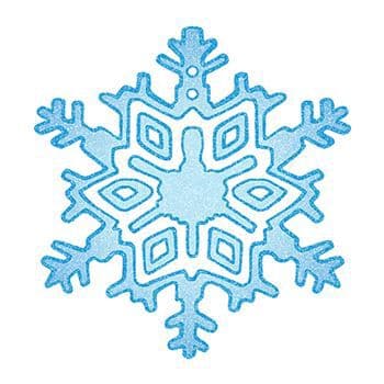 Glitter Snowflake Temporary Tattoo