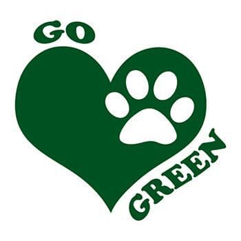 Go Green Paw Temporary Tattoo
