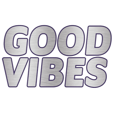 Metallic Good Vibes Temporary Tattoo