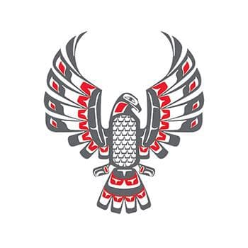 Haida Eagle Temporary Tattoo