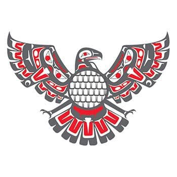 Tribal Eagle Temporary Tattoo