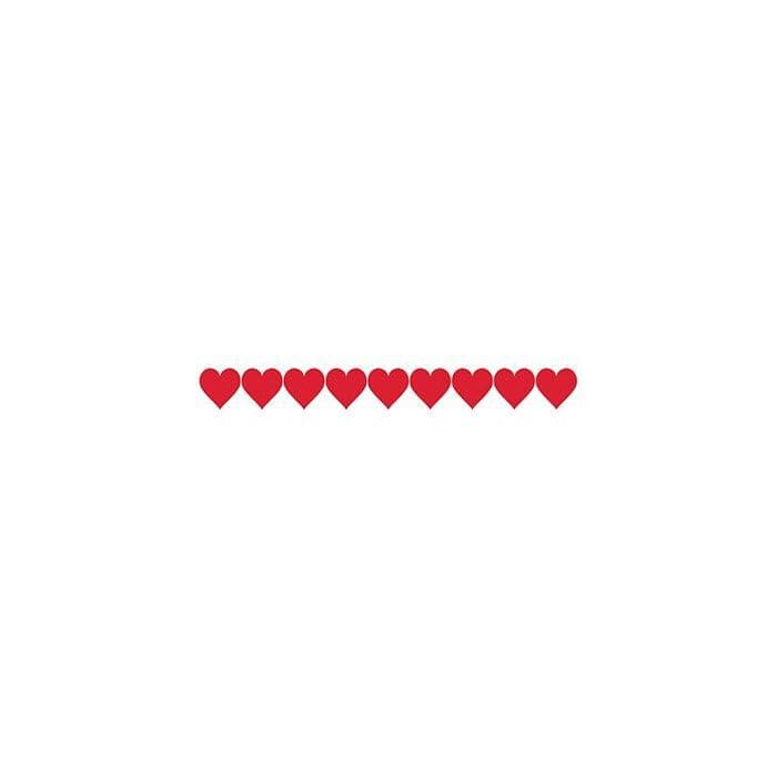 Hearts Armband Temporary Tattoo