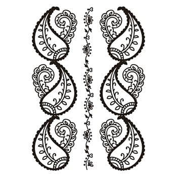 Henna: Black Temporary Tattoo