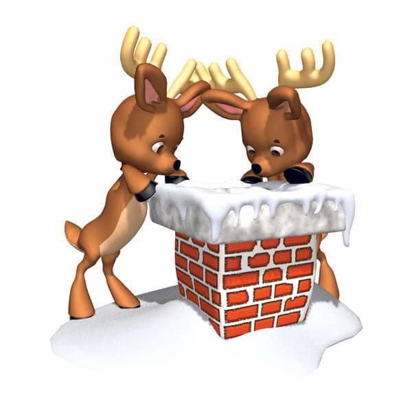 Reindeer and the Chimney