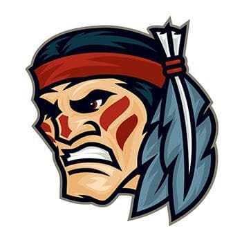 Indian Brave Temporary Tattoo