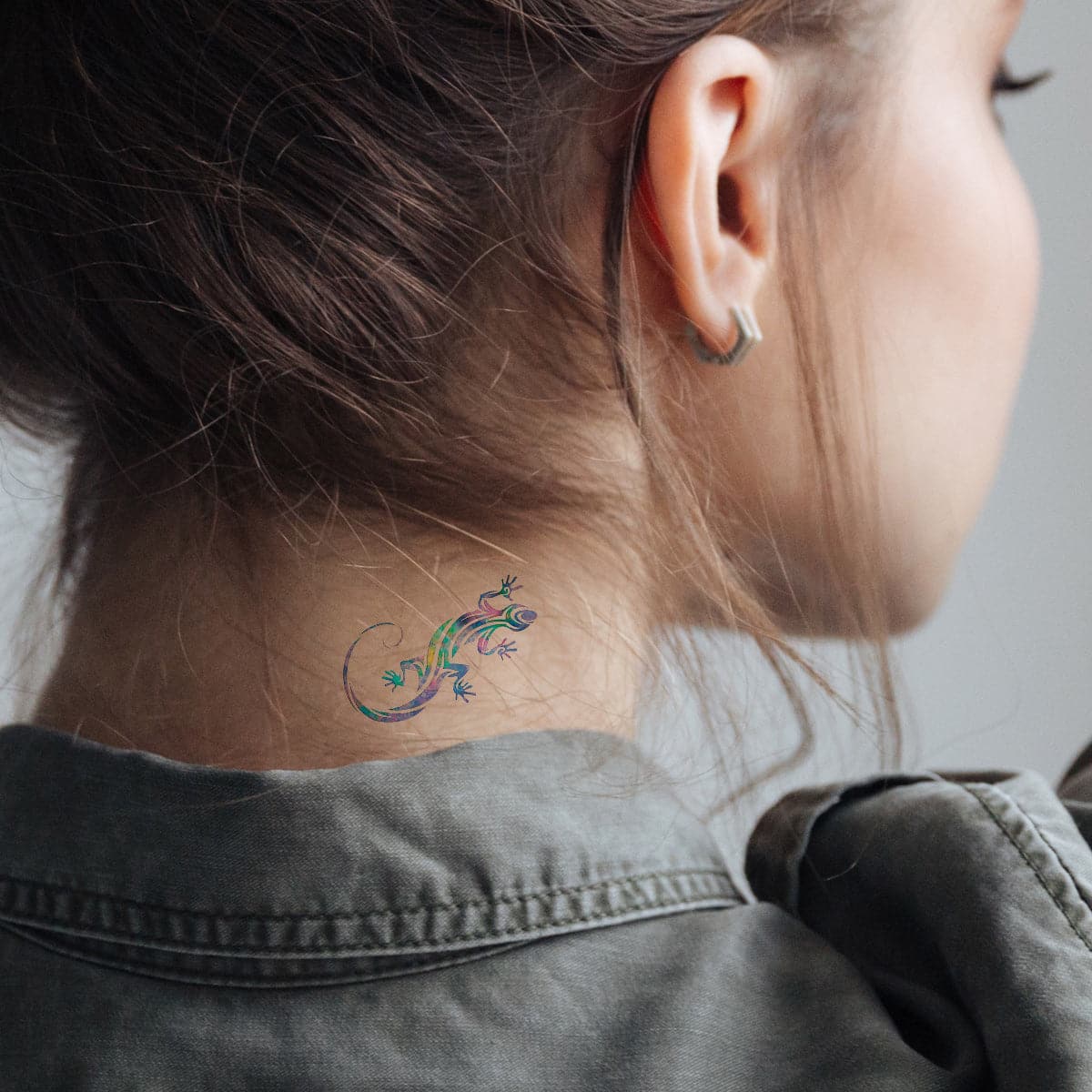 lizard temporary tattoo