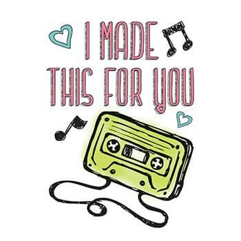 Made for You Mixtape Temporary Tattoo
