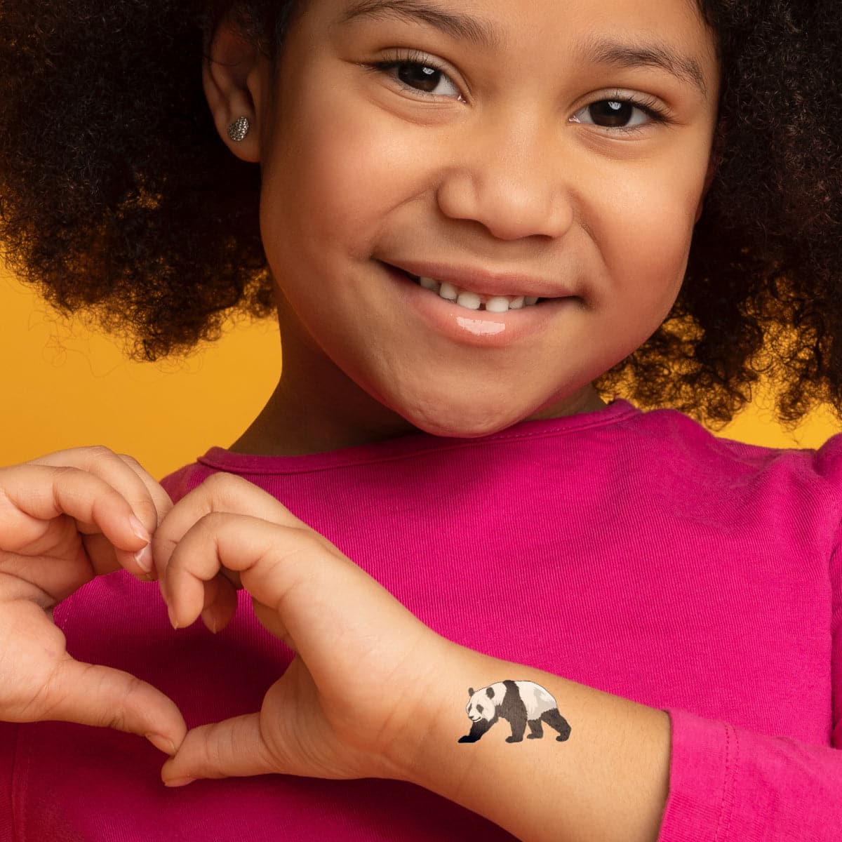 panda bear temporary tattoo
