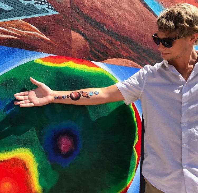 polar bear temporary tattoo