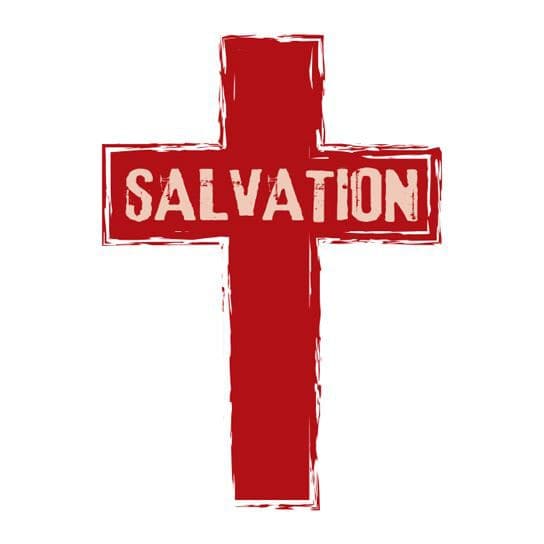 Red Cross Salvation Temporary Tattoo