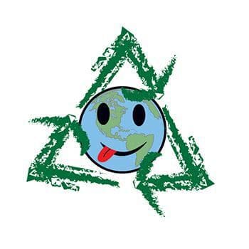 Sketch Recycle Earth Temporary Tattoo