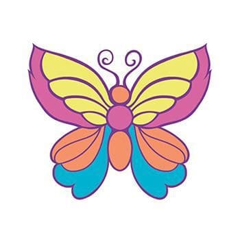 Small Butterfly Temporary Tattoo