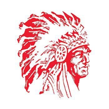 Small Red Indian Temporary Tattoo