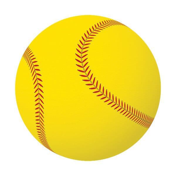 Softball Temporary Tattoo