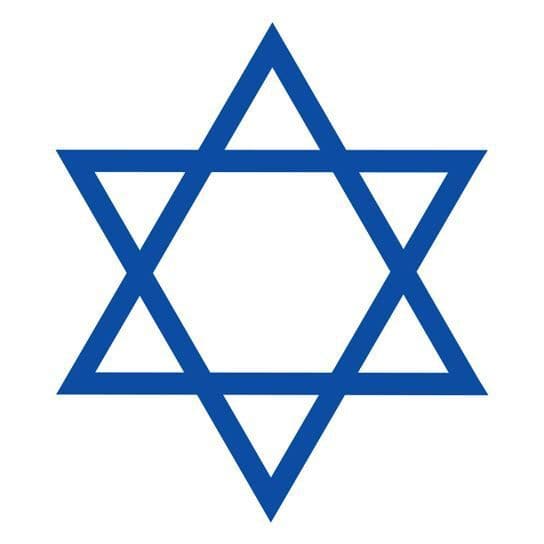 Star of David Temporary Tattoo