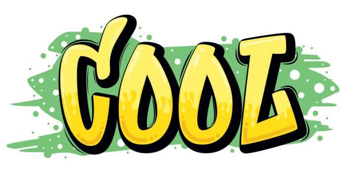 Cool Graffiti Temporary Tattoo