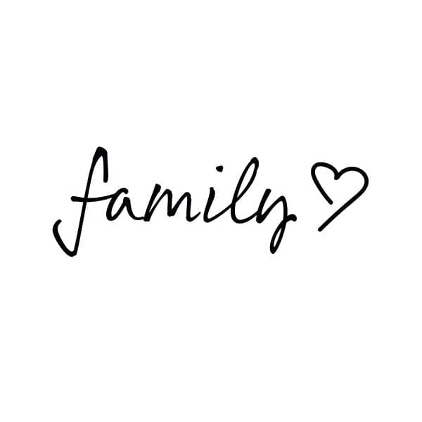 Family Love Temporary Tattoo