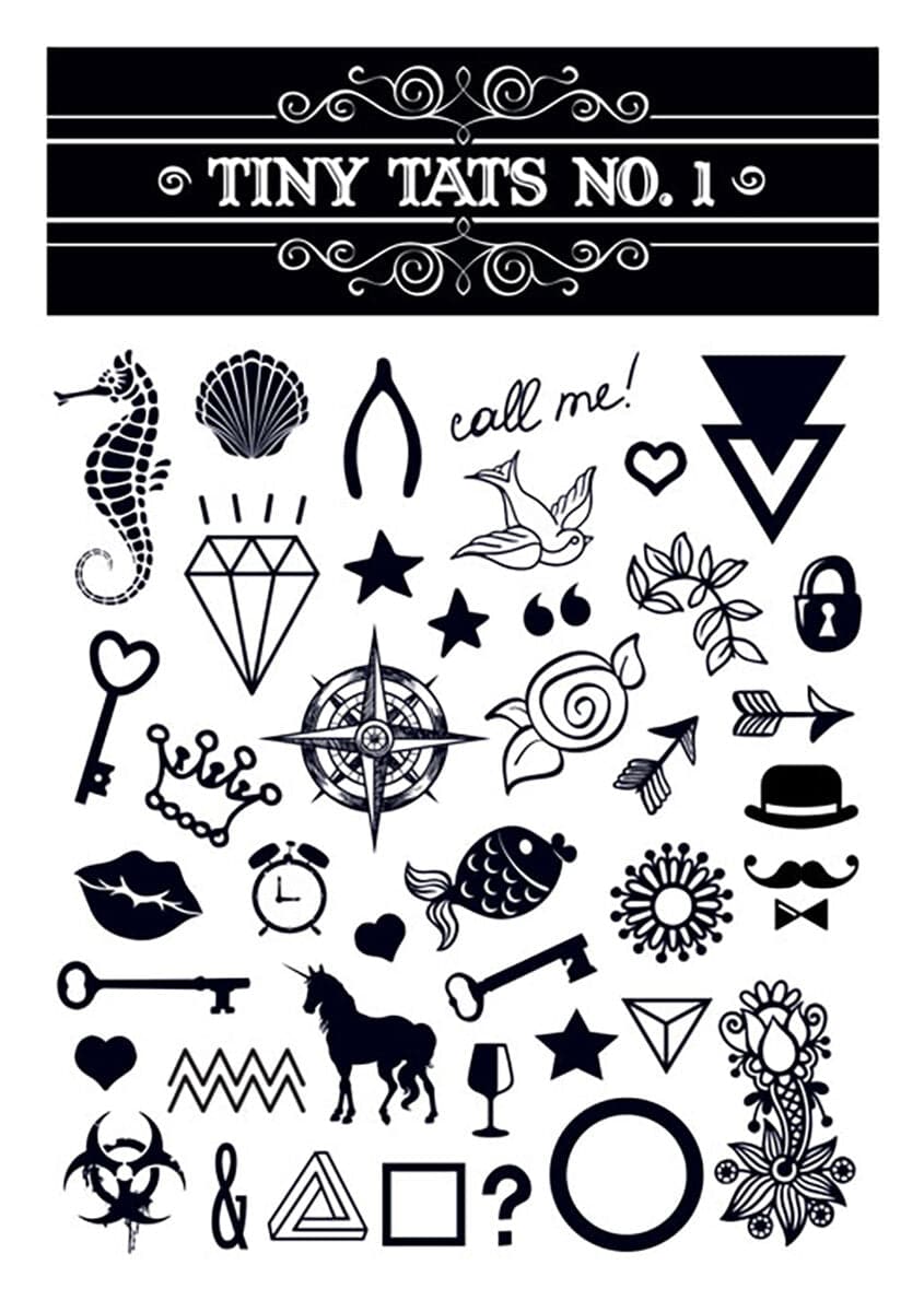 Tiny Tats No. 1 Temporary Tattoos