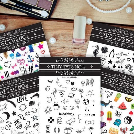 Tiny Tats Temporary Tattoos Pack