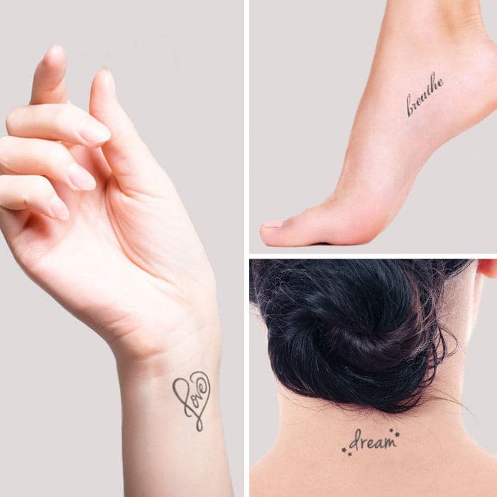 to do list temporary tattoo