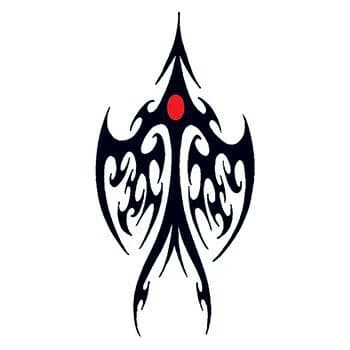 Tribal Arrow Design Temporary Tattoo