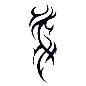 Tribal Pattern Design Temporary Tattoo
