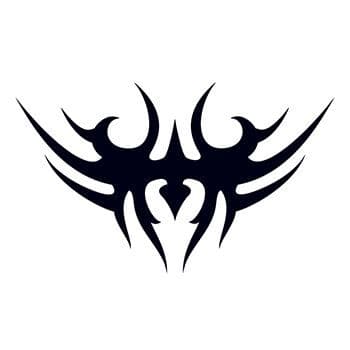 Tribal Wings Temporary Tattoo