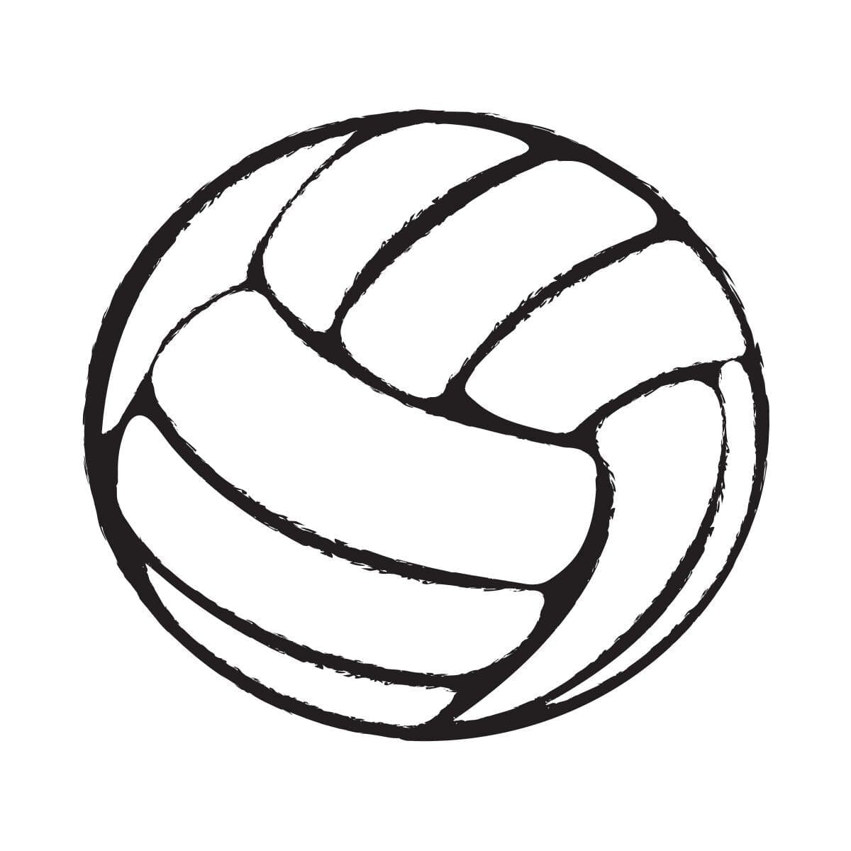 Volleyball Temporary Tattoo