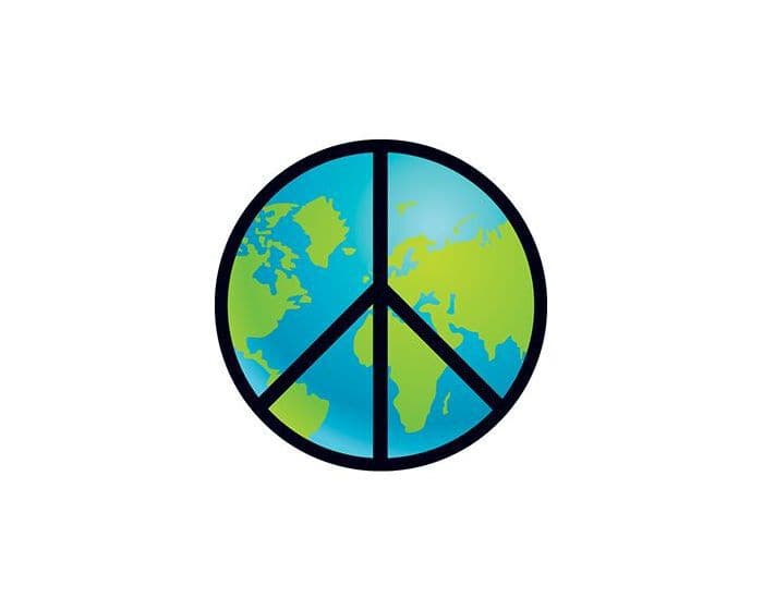 World Peace Temporary Tattoo