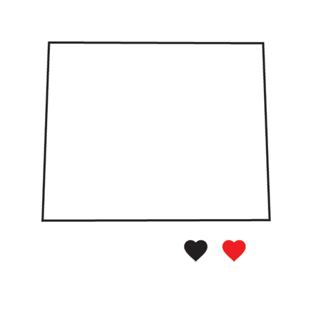 Wyoming State Pride Temporary Tattoo